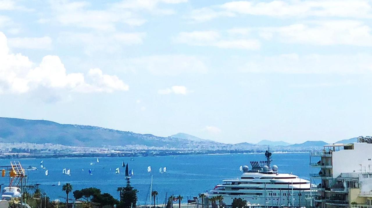 Cozy Seaview Studio - Piraeus Apartment Bagian luar foto